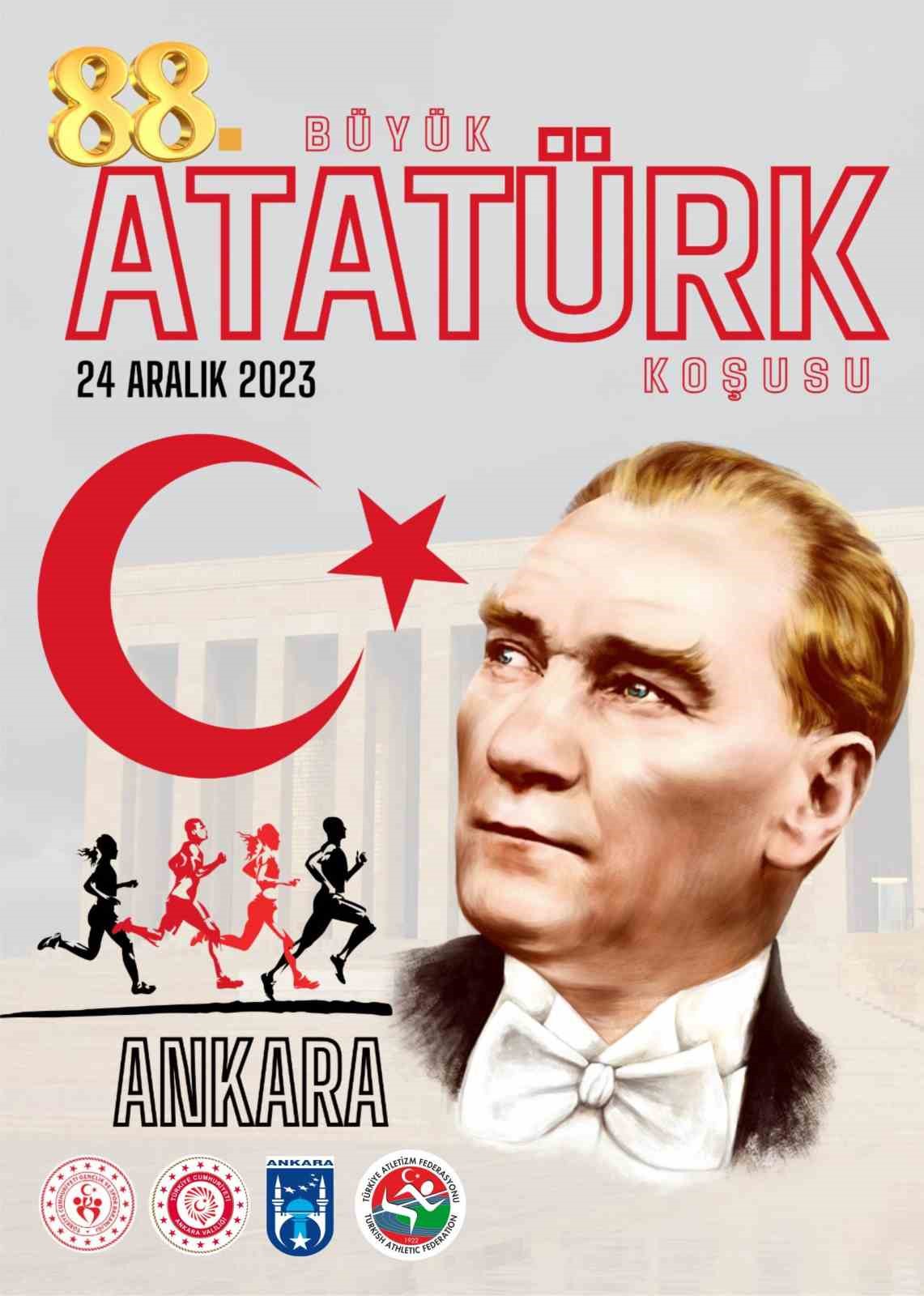 88. Büyük Atatürk Koşusu 24 Aralık’ta Ankara’da düzenlenecek