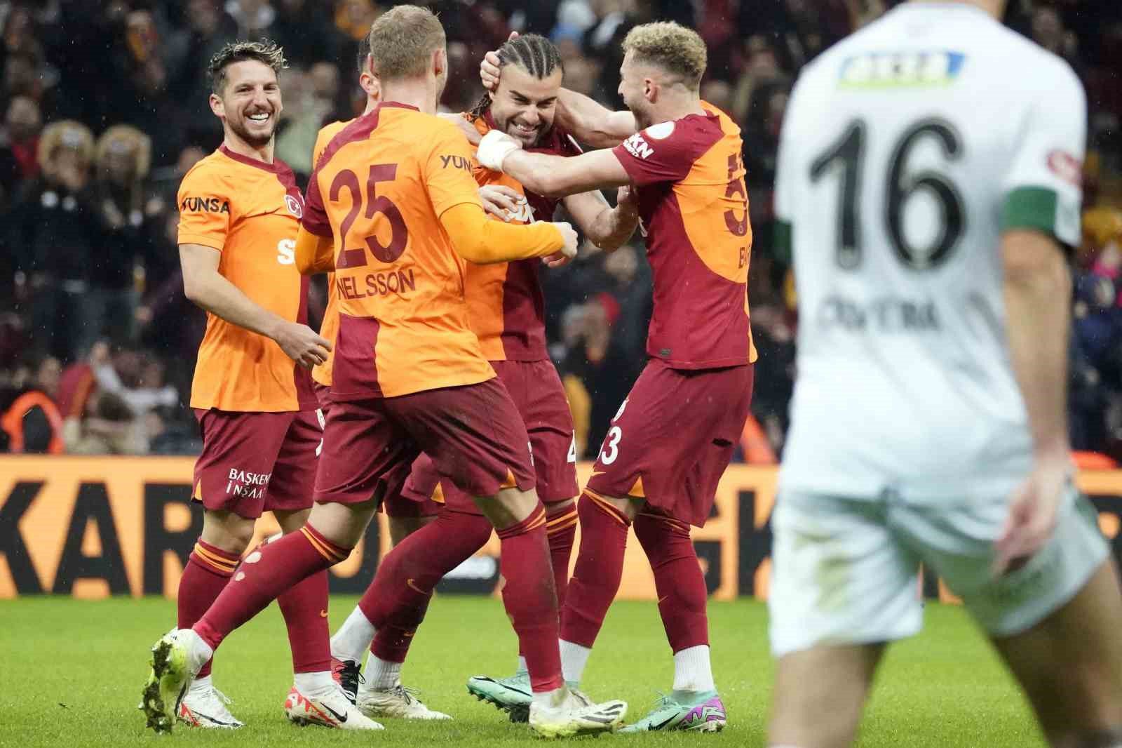 Trendyol Süper Lig: Galatasaray: 3 - Konyaspor: 0 (Maç sonucu)