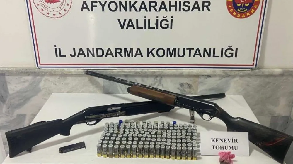 Jandarma, Afyon'da 5 şüpheliyi gözaltına aldı