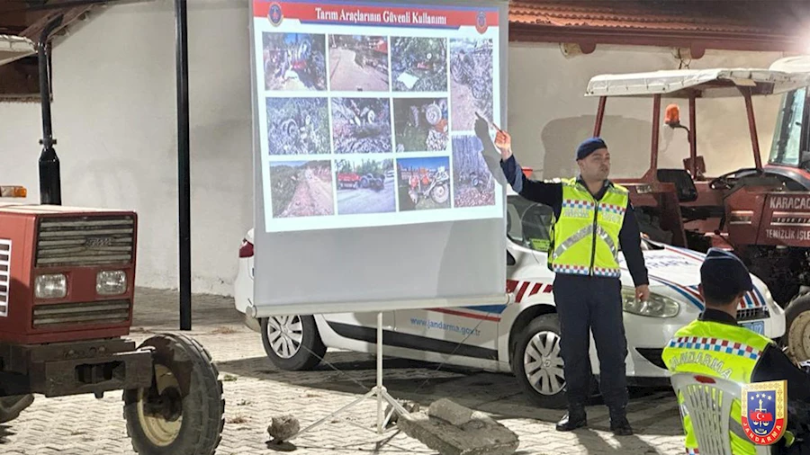 Jandarmadan Afyonkarahisarlı Çiftçilere Özel Güvenli Tarım Eğitimi