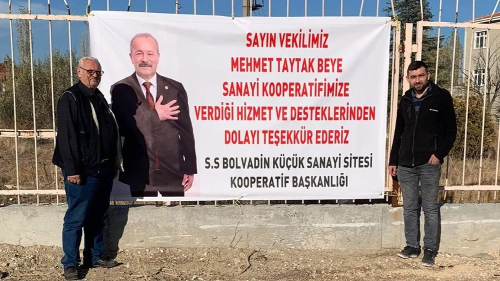 Bolvadin Esnafından, Milletvekili Taytak'a özel teşekkür