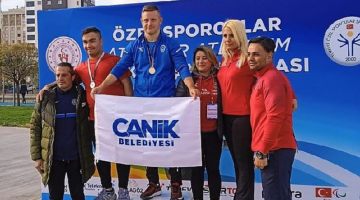 Canikli Milli Sporcu Ali Topaloğlu Rekorlara Doymuyor