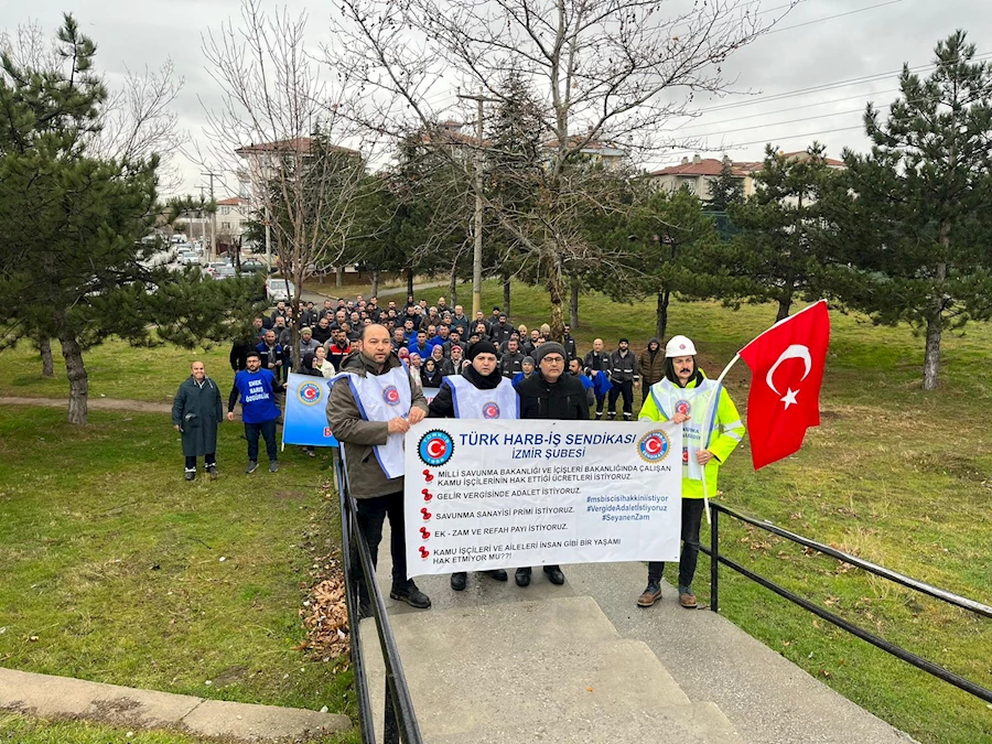 Türk Harb-İş Sendikası, Ankara Yürüyüşünde Afyon'da Mola Verdi