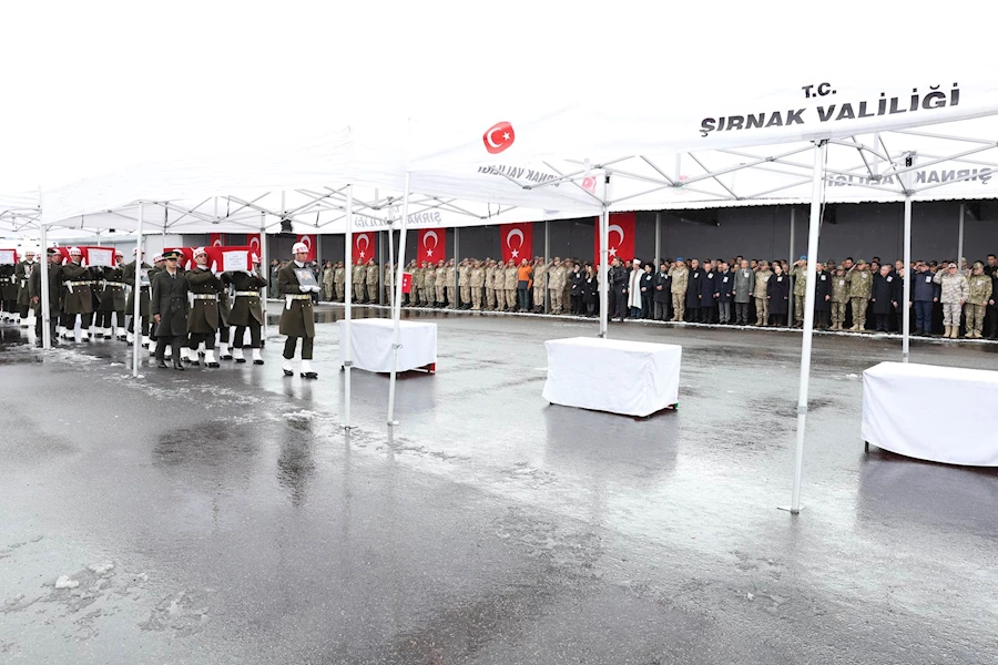 Pençe-Kilit Şehitlerimiz İçin Şırnak'ta Tören Düzenlendi