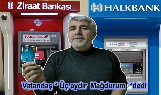 Vatandaş “ Üç aydır  Mağdurum  “dedi