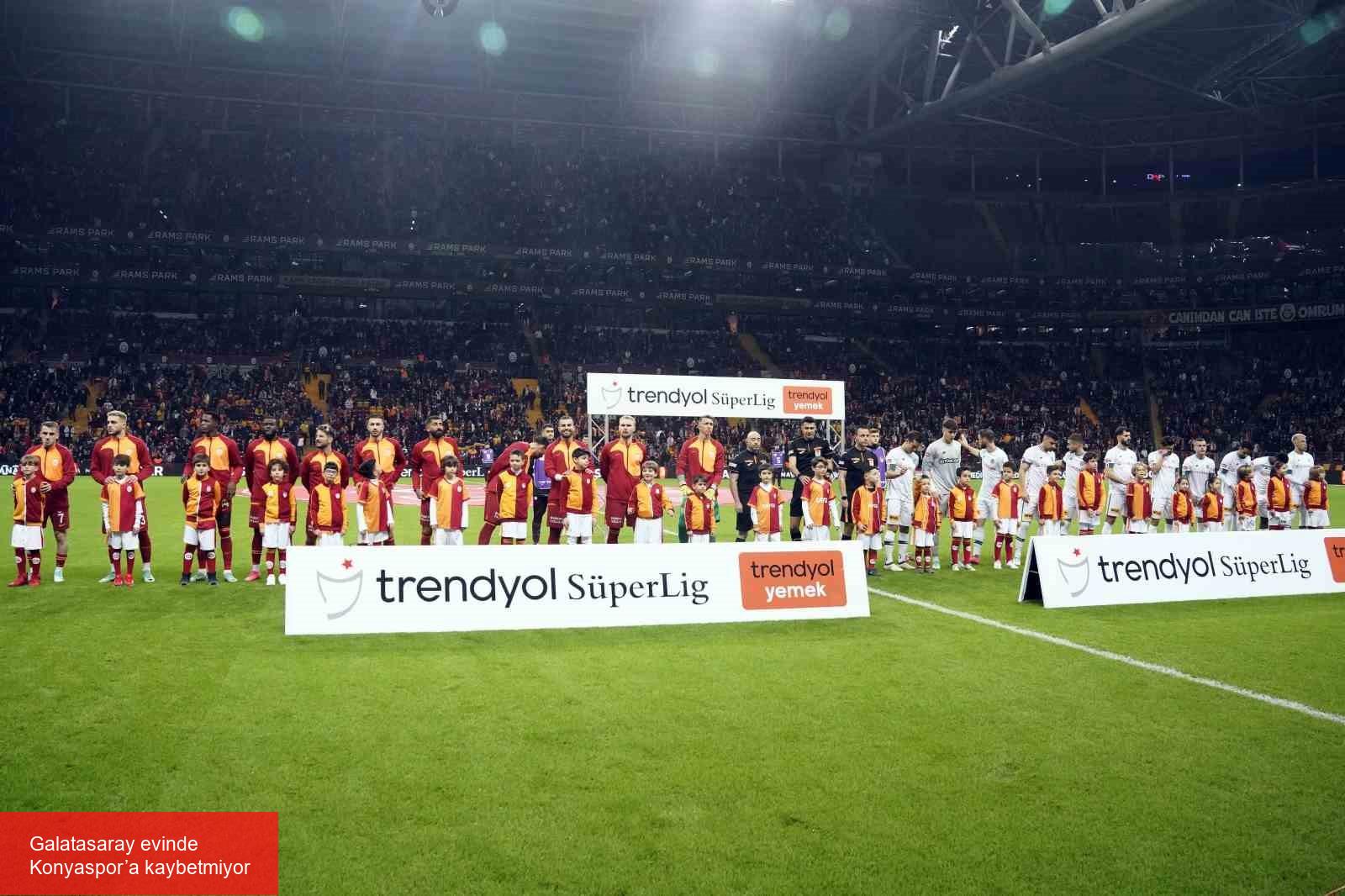 Galatasaray evinde Konyaspor’a kaybetmiyor