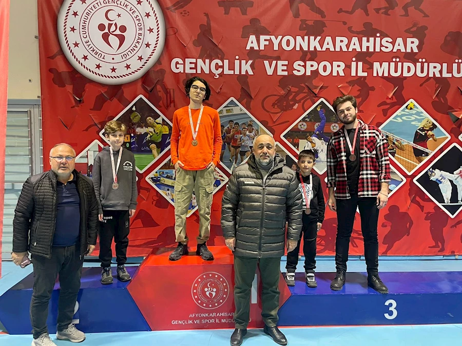 Afyon'da Buluştular: Yeni Yıl Turnuvasına 5 ilden 50 Sporcu katıldı