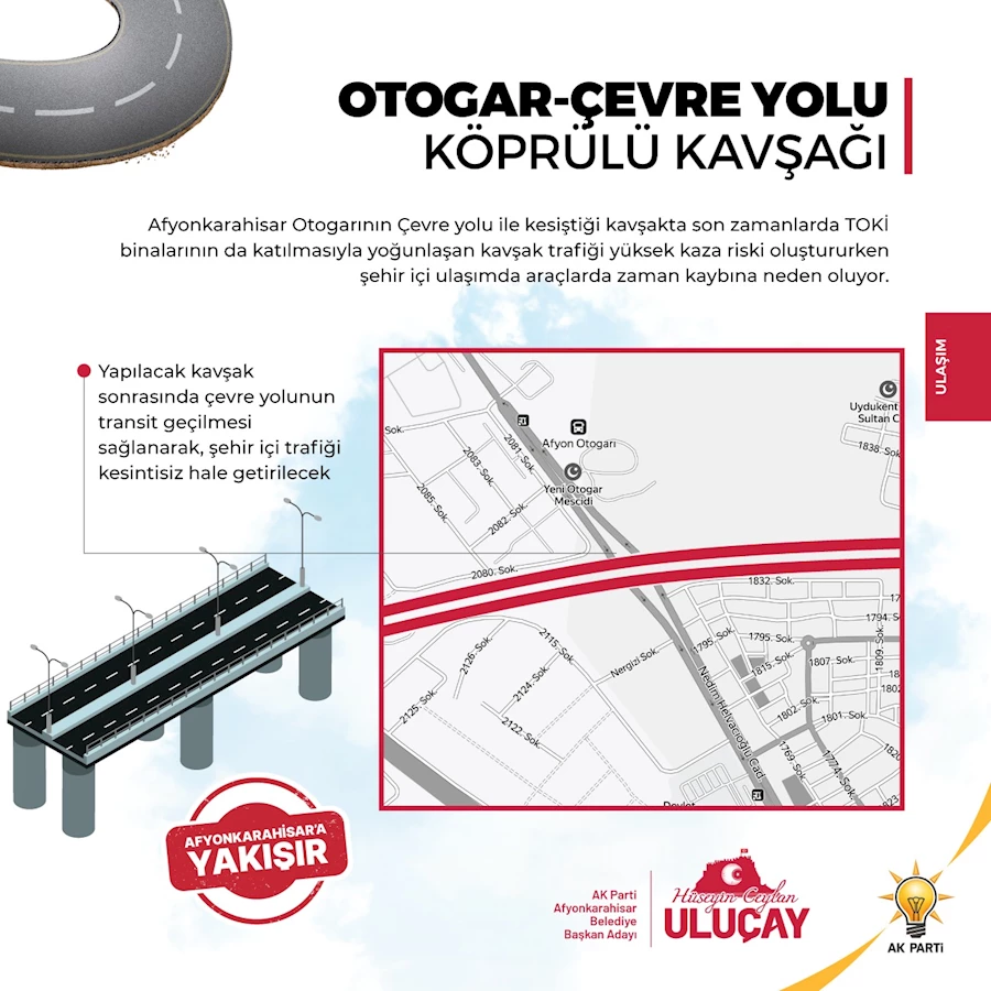 Uluçay'dan Şehir İçi Trafiğini Rahatlatacak İki Proje Daha