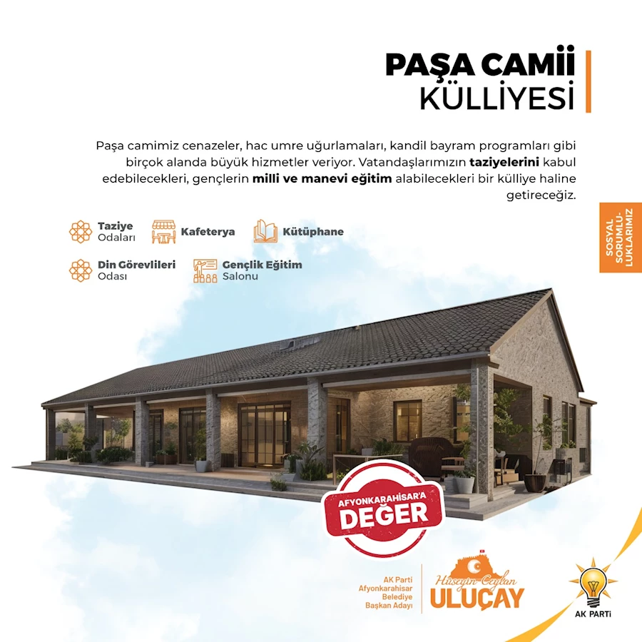 Paşa Camii Külliyesi Projesi ile Şehrin Kültürel Dokusunu Güçlendirecek