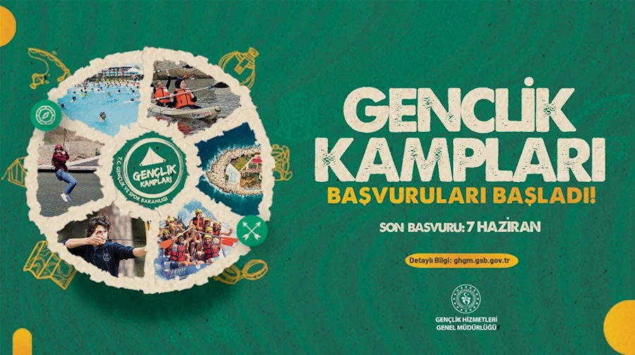 Gençlik Kampları Başvuruları Başladı!