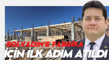 Bolvadin’e fabrika için ilk adım atıldı