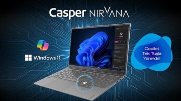 Casper Nirvana X600 dizüstü bilgisayarlarına Microsoft Copilot tuşu ekledi