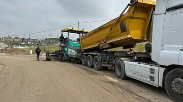 Çayırova Millet Bahçesi’nin çevre yolları asfaltlanıyor