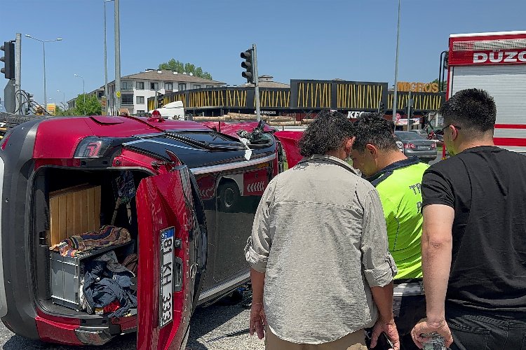 Düzce’de trafik kazası: 5 yaralı