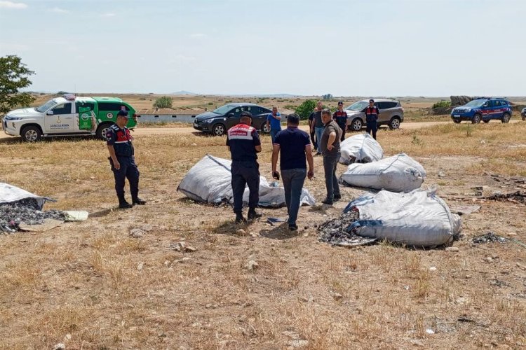 Edirne’de meraya katı atık döken şahsa ceza!