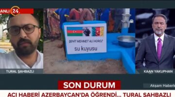 Hareketiyle tüm Türkiye’nin takdirini kazanmıştı; Tural Şahbazlı, 24 Tv’nin canlı yayın konuğu oldu 