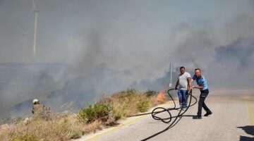 İzmir İtfaiyesi yangınlar için seferber oldu