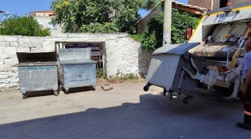 Karabağlar’da bayram boyunca 3148 ton evsel atık toplandı