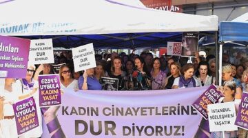 Konak’ta kadınlar şiddete ve kadın cinayetlerine ‘hayır’ dedi