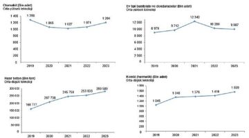 Tüik: Ülkemizde 1 milyon 203 bin 933 adet otomobil üretildi