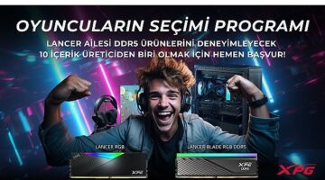 XPG, İçerik Üreticilerini LANCER RGB DDR5 Bellek Modülünü Deneyimlemeye Davet Ediyor