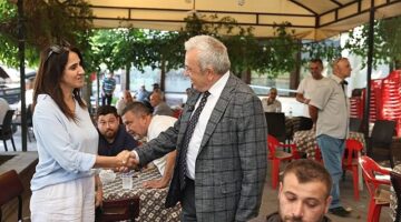 Başkan Şadi Özdemir Demirci’de mahalle halkını dinledi