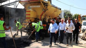 Başkan Turan onarım çalışmalarını sahada inceledi