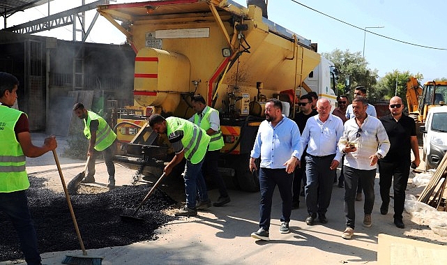 Başkan Turan onarım çalışmalarını sahada inceledi