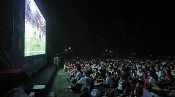 Çankaya Belediyesi, 2024 Avrupa Futbol Şampiyonası son 16 tur heyecanını Ahlatlıbel Atatürk Parkı’nda Başkentlilerle buluşturdu