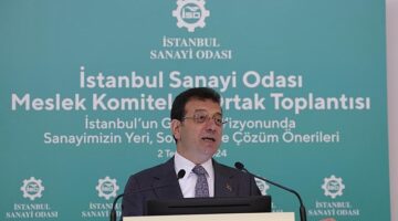 Ekrem İmamoğlu, ‘İstanbul Sanayi Odası Meslek Komiteleri Ortak Toplantısı’nda konuştu