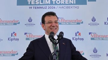 Ekrem İmamoğlu, Nevşehir’de KİPTAŞ Hacıbektaş Mihmandar Projesi Teslim Töreni’ne katıldı