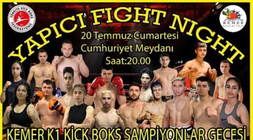 Kemer’de Kick Boks heyecanı