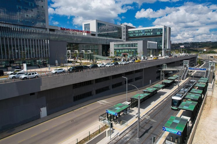 Kocaeli’de Şehir Hastanesine 15 dakikada bir tramvay