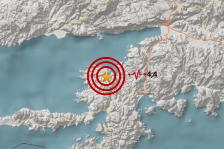 Marmaris’te 4,4 büyüklüğünde deprem!