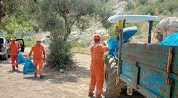 Milas Belediyesi Ekipleri temizlik çalışmalarını sürdürüyor