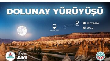 Nevşehir’in il oluşunun 70. Yıl dönümü etkinlikleri çerçevesinde Dolunay Yürüyüşü düzenlenecek