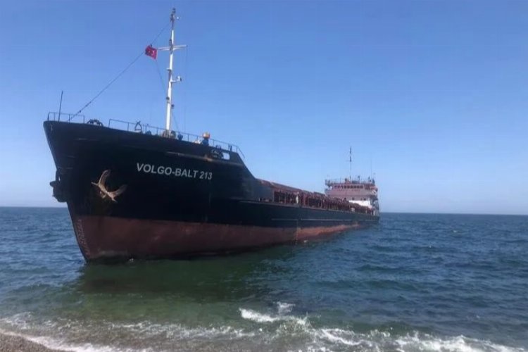 Rusya’dan Gemlik’e yüküyle geliyordu… Mudanya açıklarında karaya oturdu!