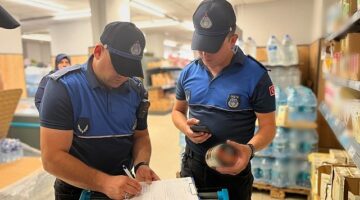 Saray Belediyesi Zabıta Müdürlüğüne bağlı ekipler ilçe genelinde zincir marketlerde etiket, raf ve kasa fiyat farkı denetimi gerçekleştirdi