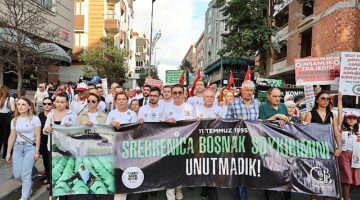 Srebrenitsa soykırımının kurbanları Bayrampaşa’da anıldı