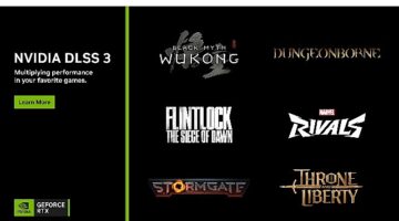 Stormgate, Dungeonborne, Flintlock: The Siege of Dawn, THRONE AND LIBERTY, Marvel Rivals NVIDIA DLSS ve NVIDIA Reflex Desteği Alıyor