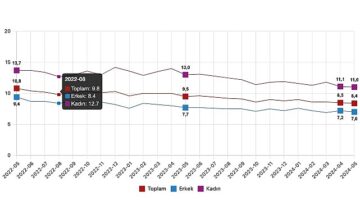 Tüik: Mevsim etkisinden arındırılmış işsizlik oranı %8,4 seviyesinde gerçekleşti