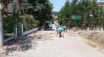 Turizm bölgelerinde parke yollar yenilendi