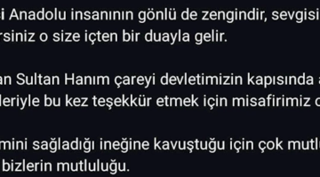 Afyon Valisi Kübra Güran Yiğitbaşı'na Sultan Hanımdan Anlamlı Jest