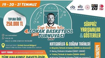 ZBK Sokak Basketbol Turnuvası FİBA 3×3 İmzasıyla Gerçekleştirilecek