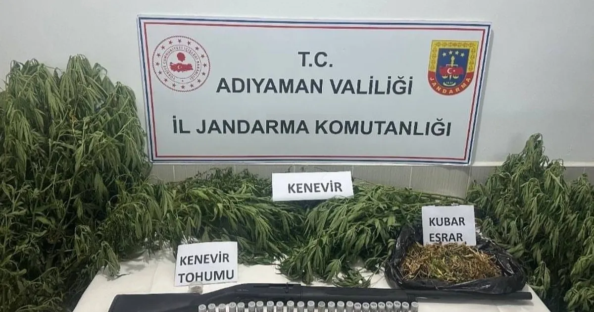 Adıyaman Jandarması’ndan uyuşturucuya geçit yok