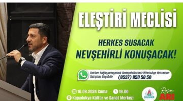 Başkan Arı’dan Eleştiri Meclisi’ne Davet