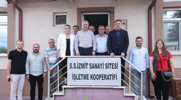 Başkan Büyükakın, Sanayi Sitesini ziyaret etti