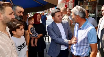 Belediye Başkanı Arı, Lale Caddesi ve Belediye Caddesi esnaflarıyla buluştu