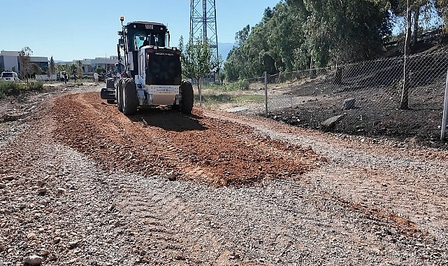 Bornova’da yeni yol çalışması