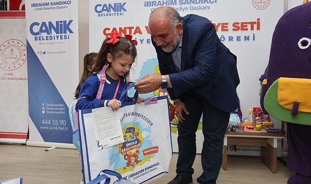 Canik’te Tüm Birinci Sınıflara Çanta ve Kırtasiye Seti Hediye Edilecek